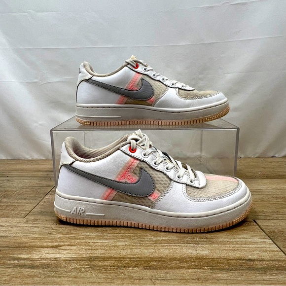 Nike Shoes - Nike Air Force 1‎ LV8 Low Transparent White/Grey/Pink Sz: 5.5  women’s 7